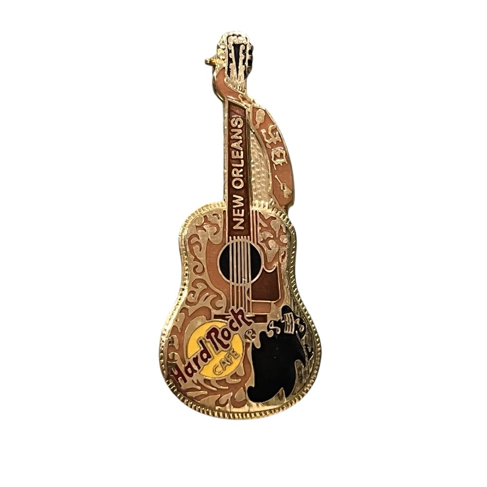 Hard Rock Cafe Pin New Orleans Guitar